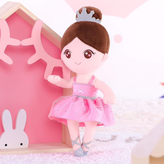 Personalised Pink Ballerina Doll — side view