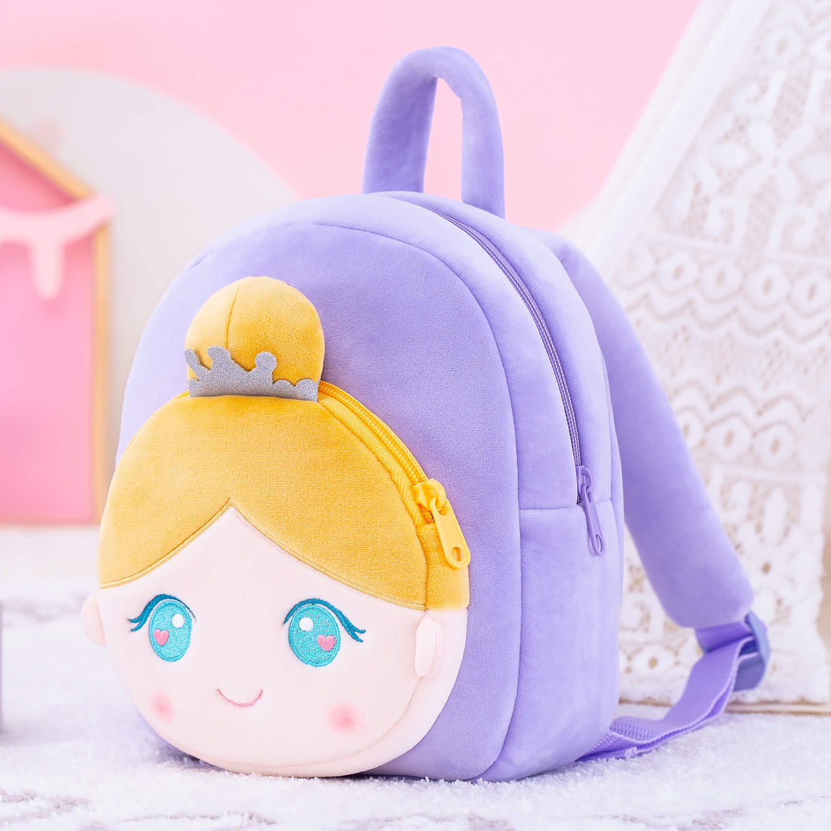 Purple Backpack — back view