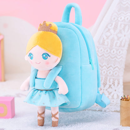 Sky Ballerina Doll + Backpack — side view