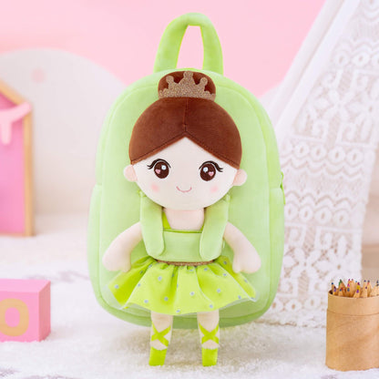 Green Ballerina Doll + Backpack