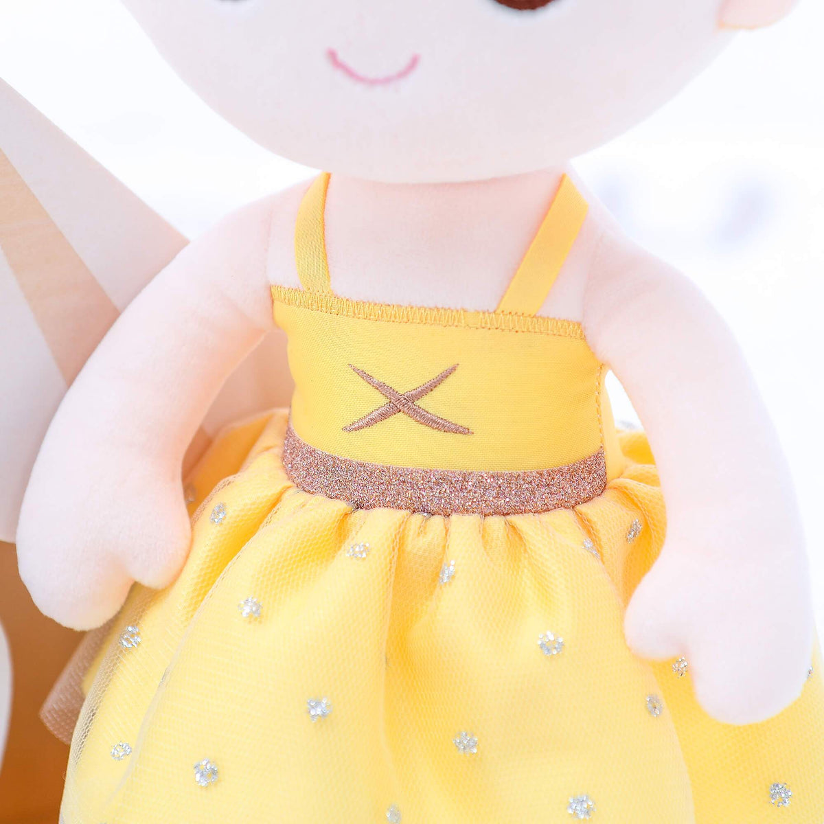 Personalised Yellow Ballerina Doll — detail