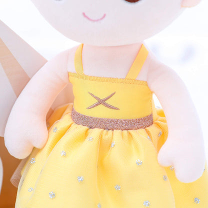 Personalised Yellow Ballerina Doll — detail