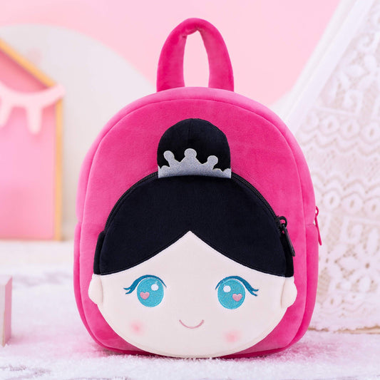 Personalised Rose Red Backpack — side view