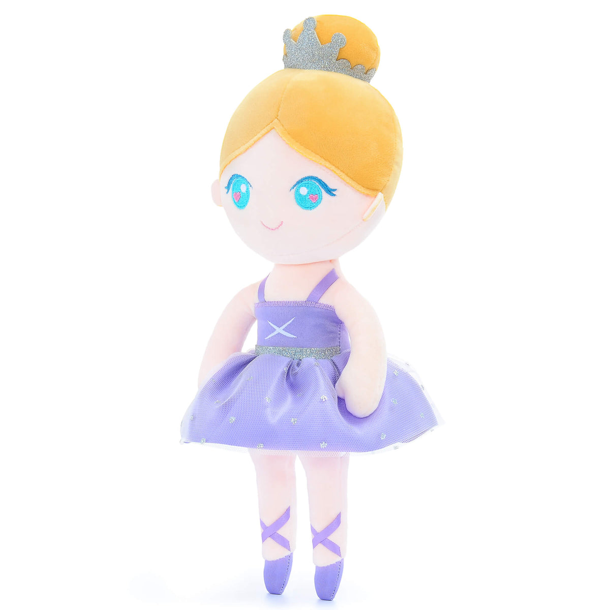Personalised Purple Ballerina Doll — detail