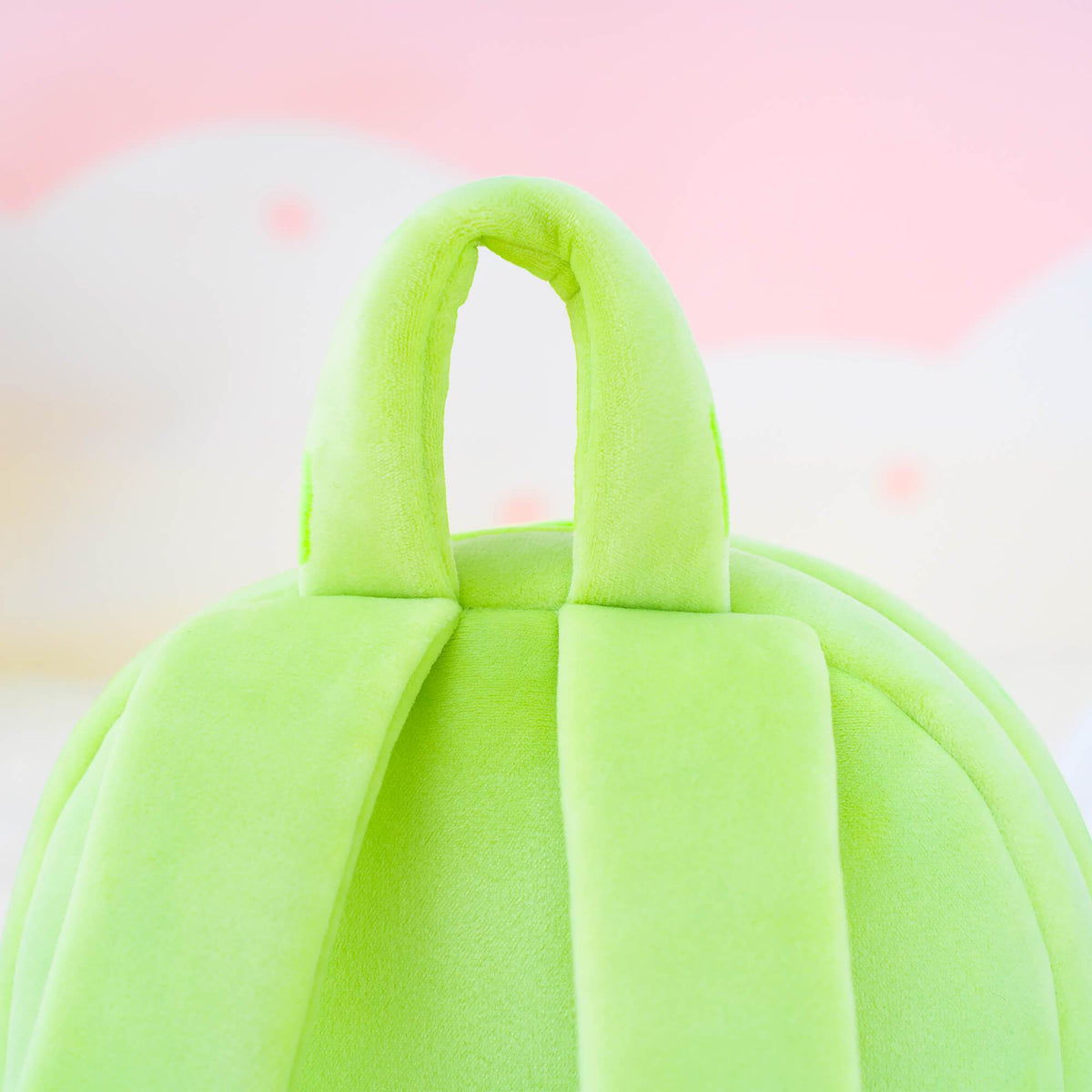 Personalised Green Backpack — detail
