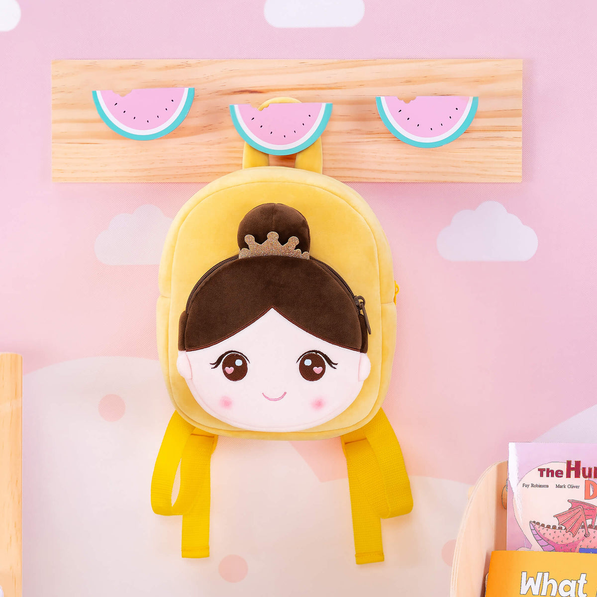 Yellow Backpack — close-up