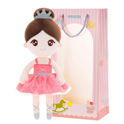Watermelon Red Ballerina Doll — close-up