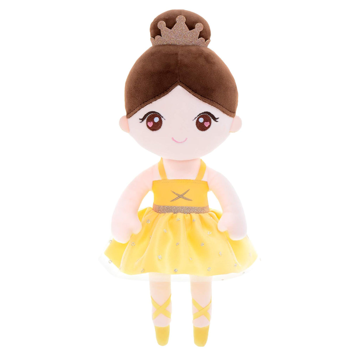 Personalised Yellow Ballerina Doll — back view