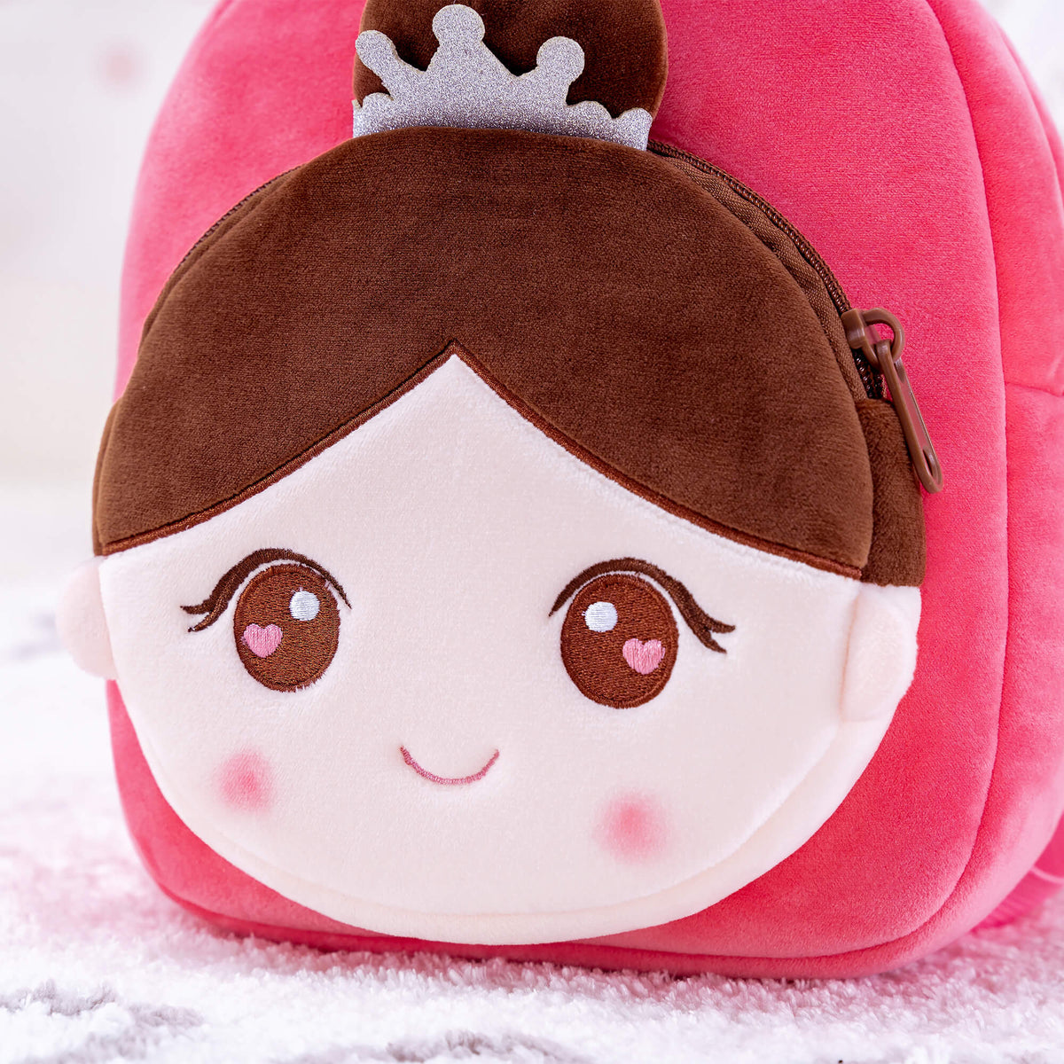 Watermelon Red Backpack — back view