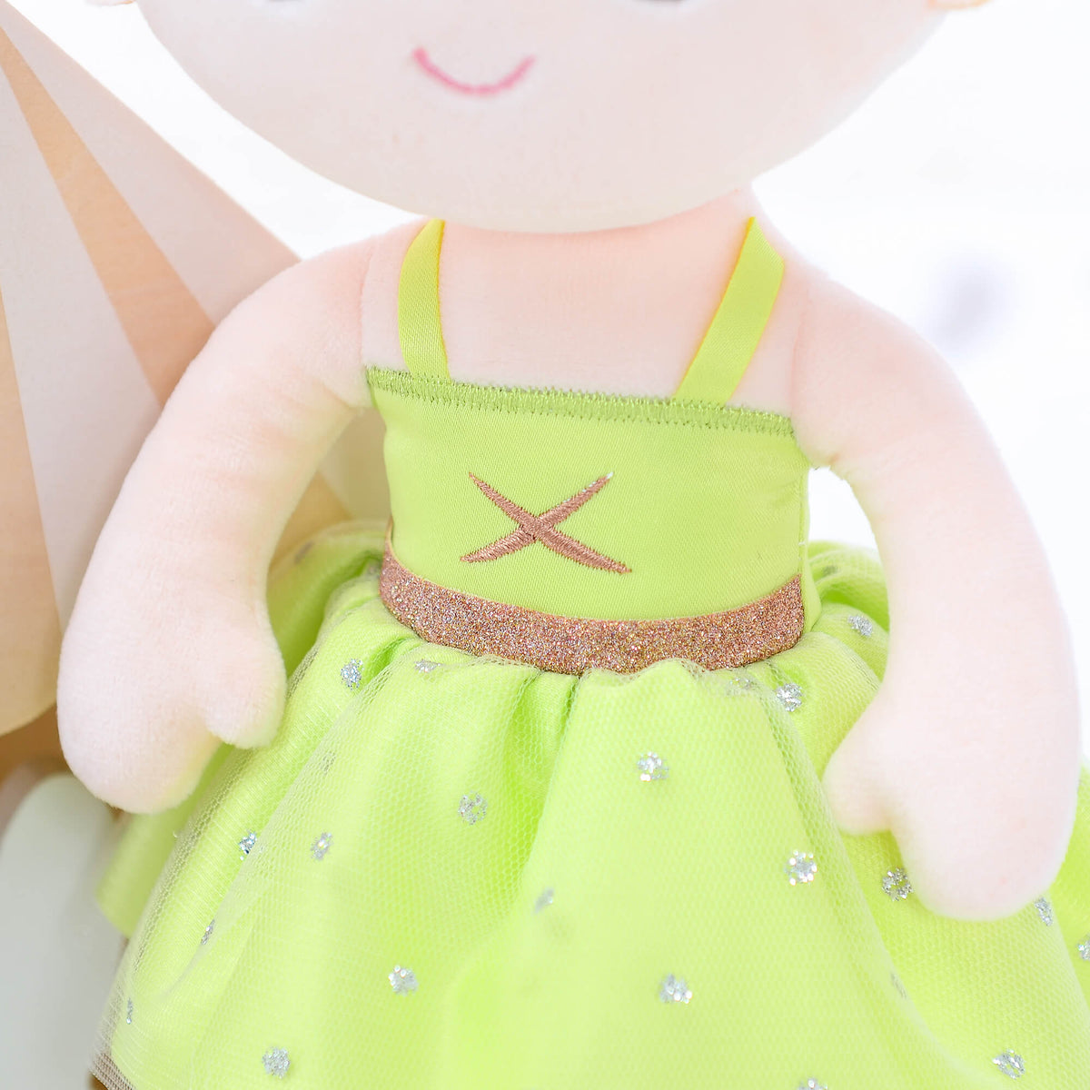 Green Ballerina Doll — back view