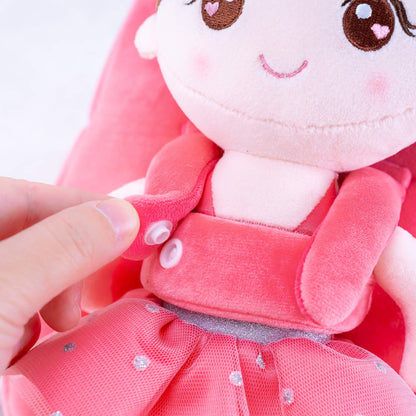 Personalised Watermelon Red Ballerina Doll + Backpack — photo 7