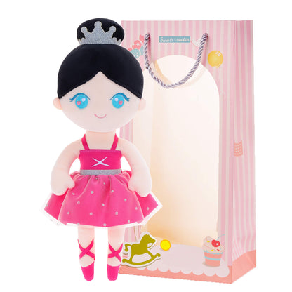 Rose Red Ballerina Doll — back view