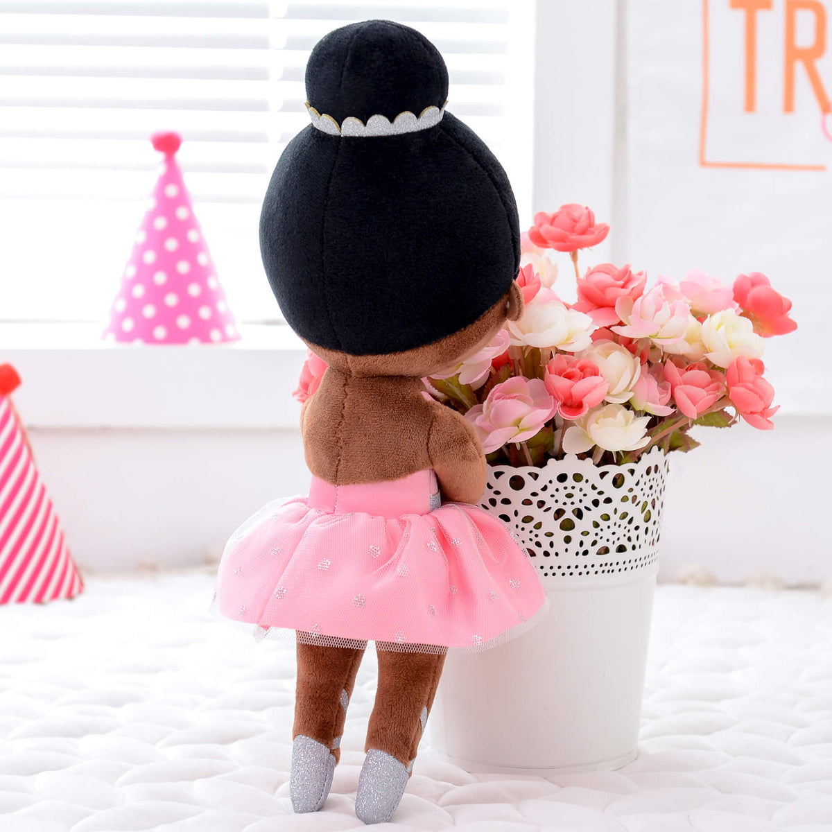 Coffee Ballerina Doll — close-up