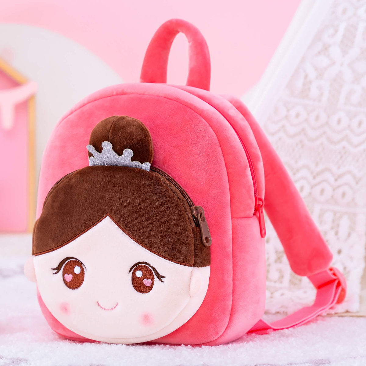 Watermelon Red Backpack — side view