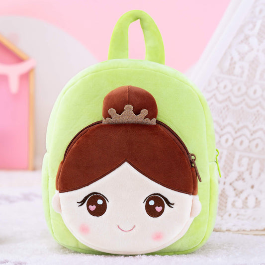 Personalised Green Backpack — side view