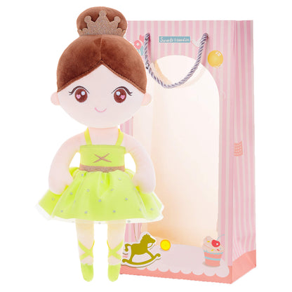 Green Ballerina Doll — detail