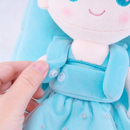 Personalised Sky Ballerina Doll + Backpack — detail